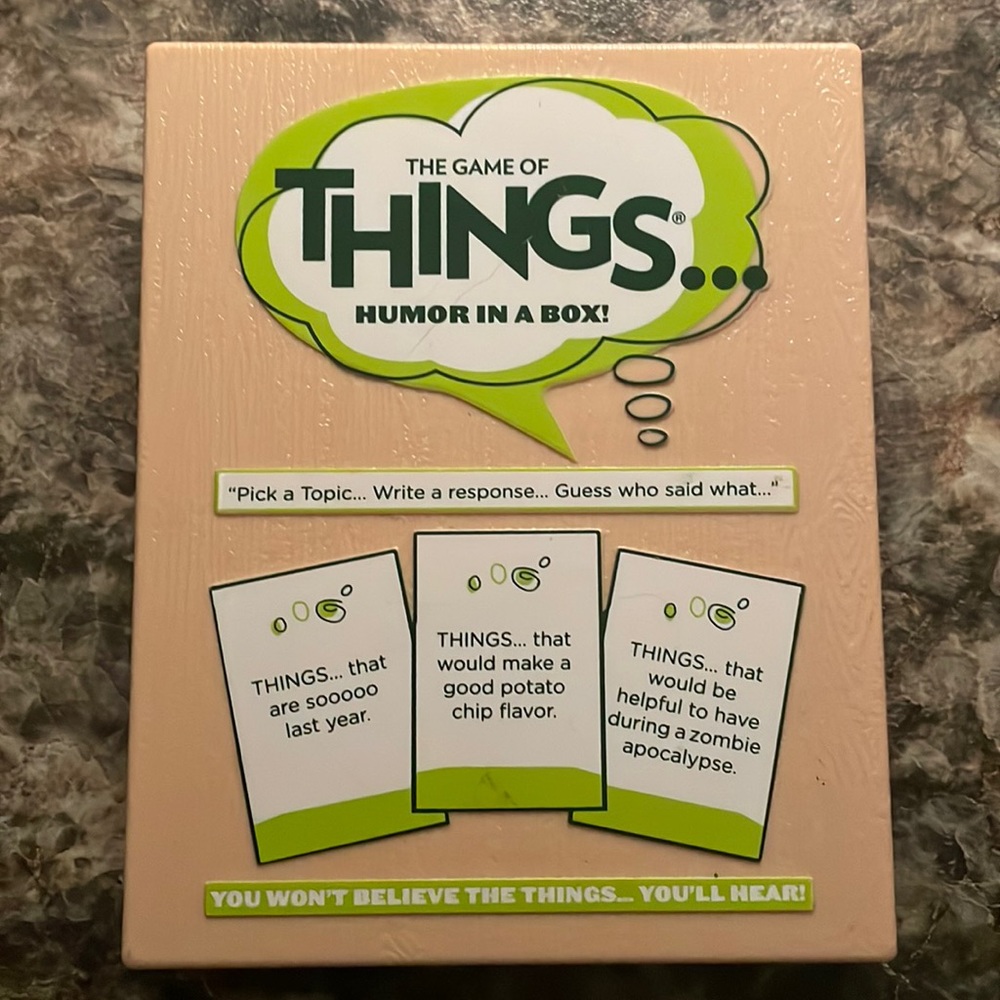 The game of things…so much fun!! Perfect family night fun 🤩